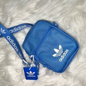 adidas crossbody bag | sky blue